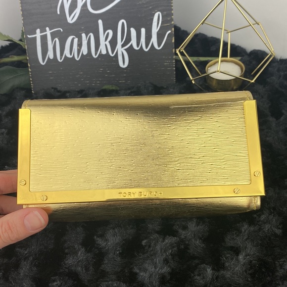 Tory Burch Gold Eyewear Case main image 13